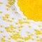 1000PCS Bicone Crystal Beads 4mm Glass Faceted Spacer Beads Bulk for Jewelry Making DIY Bracelets Necklace Earring Crafts (Yellow)